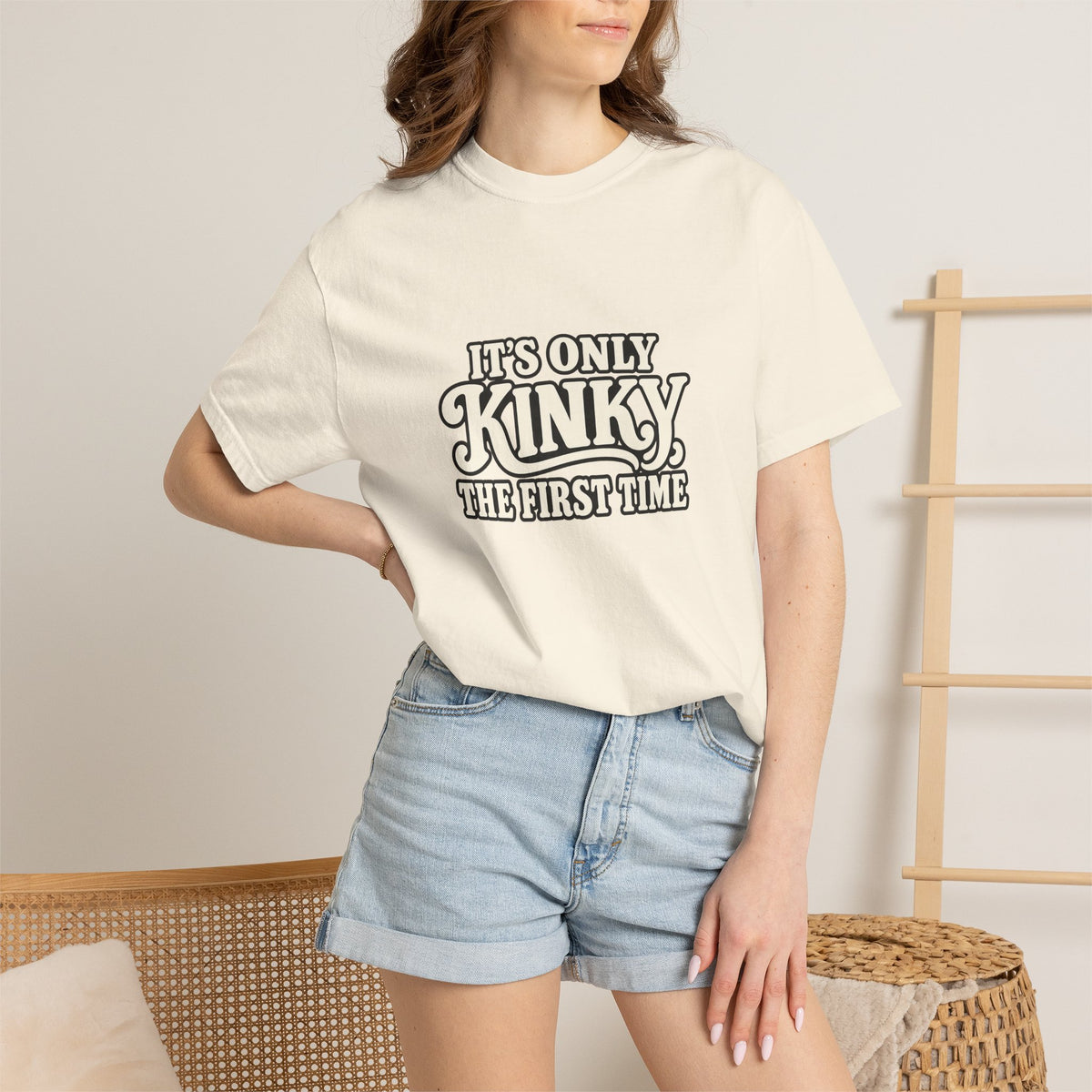 It's Only Kinky the First Time Tee — Funny Retro Graphic T-Shirt